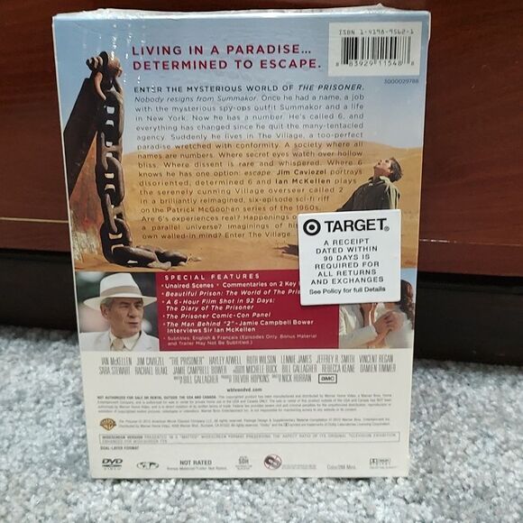The Prisoner You only think your free Ian McKellen Jim Caviezel  NEW Sealed 2010 - Picture 2 of 3